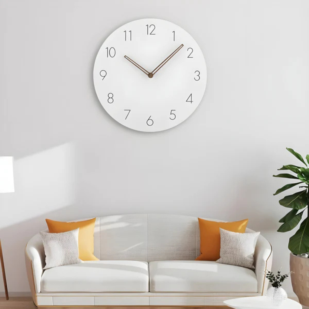 Nork - Moderne Houten Wandklok
