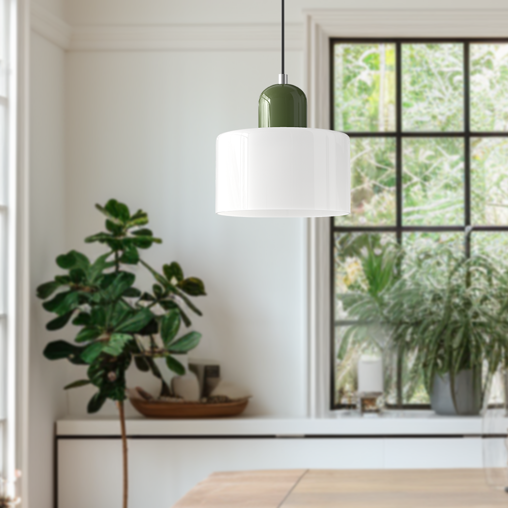Lumière Bauhaus – Tijdloze Glas Hanglamp