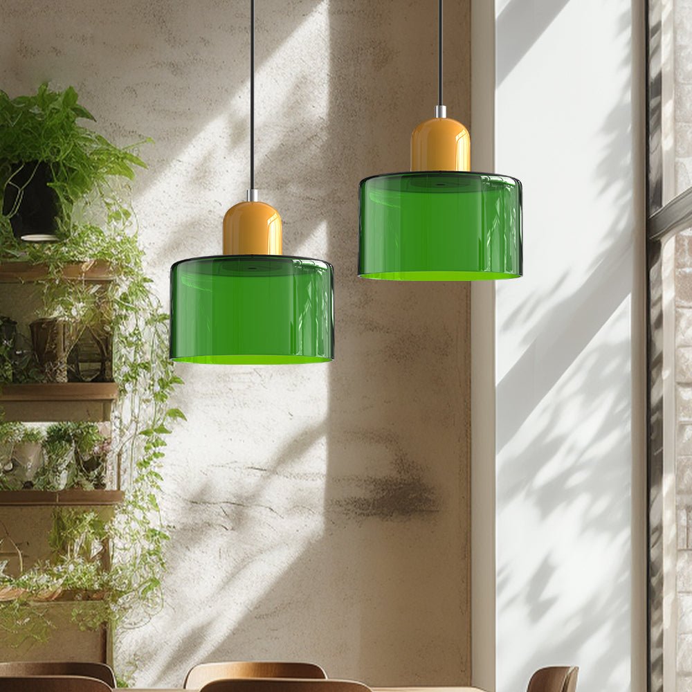 Lumière Bauhaus – Tijdloze Glas Hanglamp