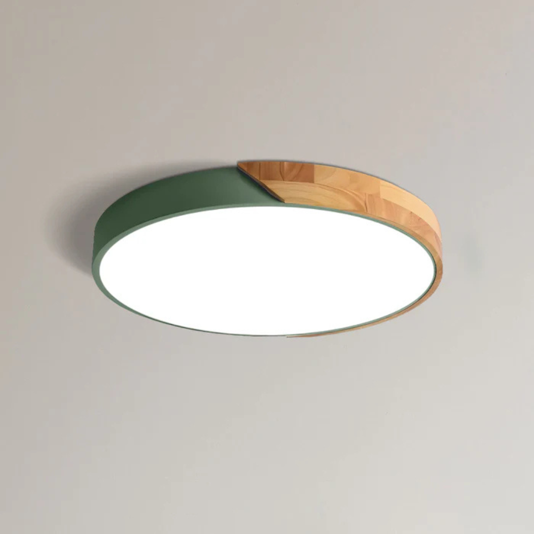 NordicLight - Scandinavische Houten LED Plafondlamp