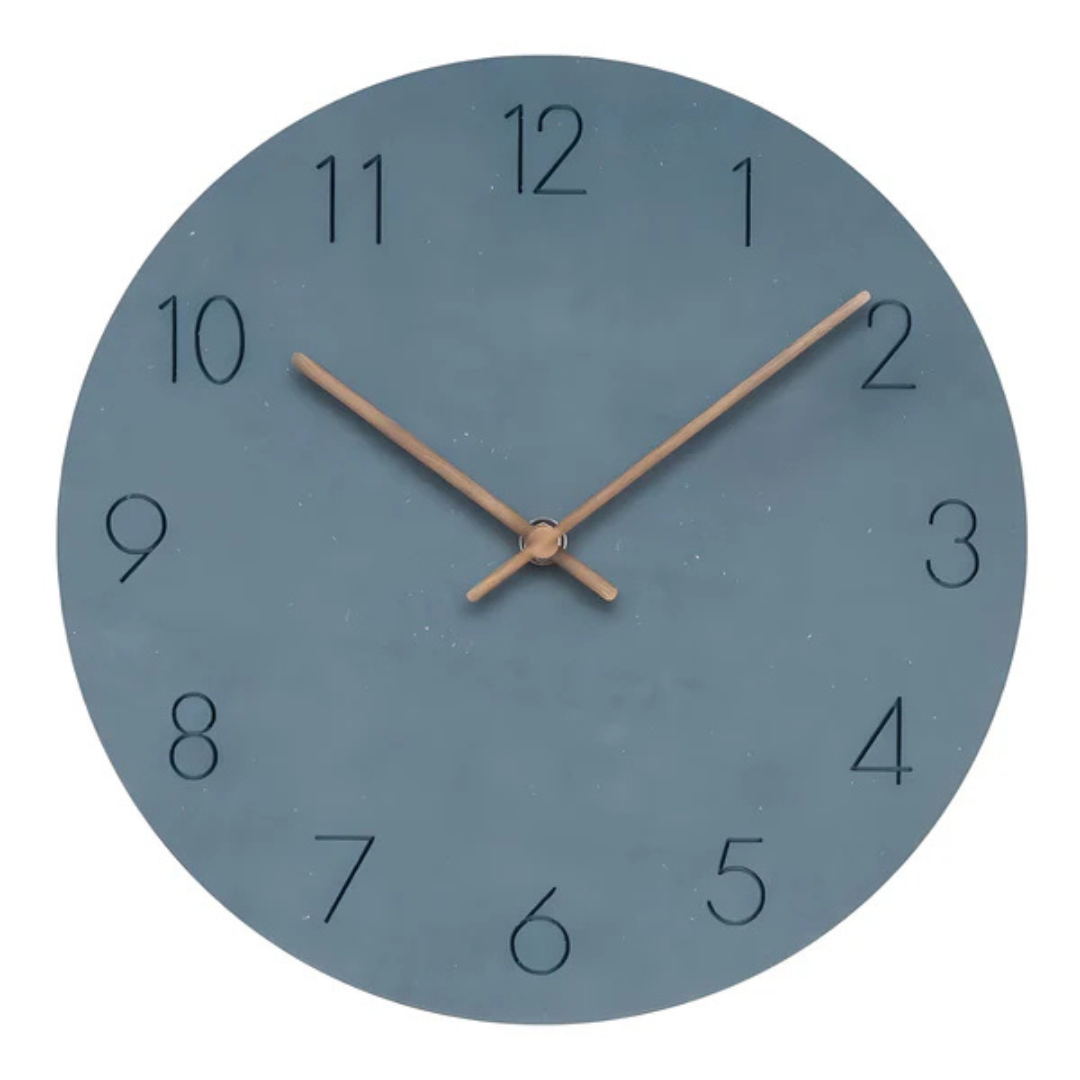 Nork - Moderne Houten Wandklok