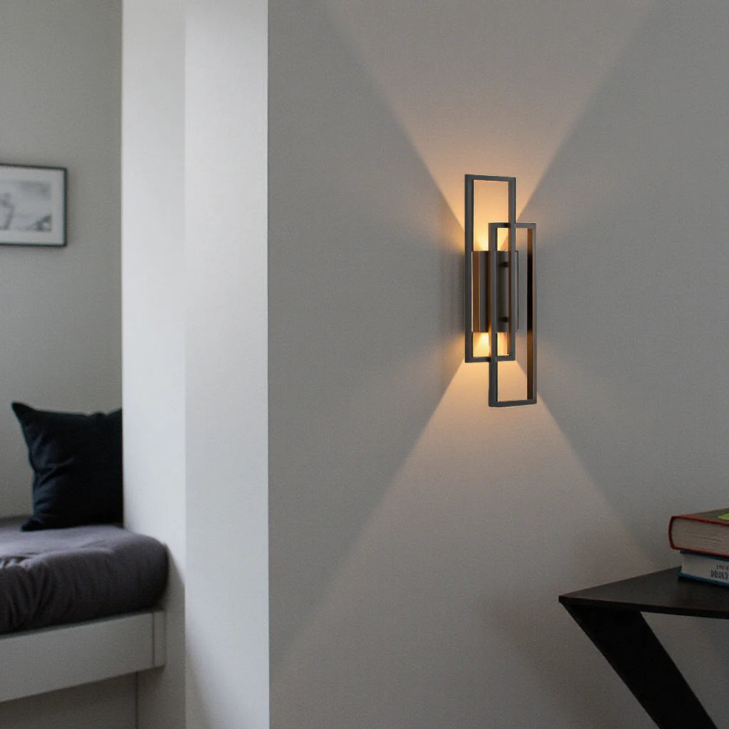 VectorLamp – Rechthoekige Geometrische LED wandlamp