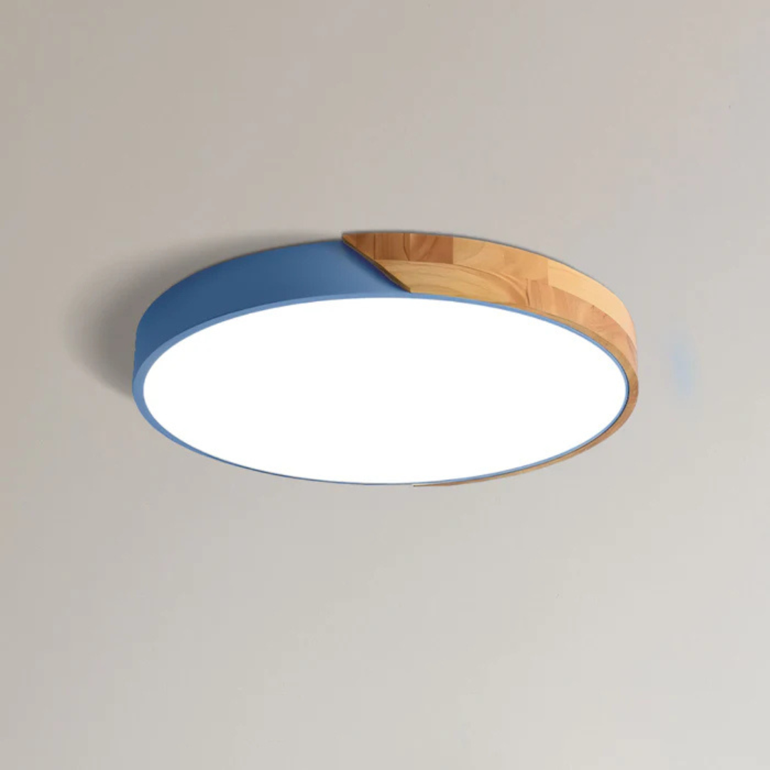 NordicLight - Scandinavische Houten LED Plafondlamp