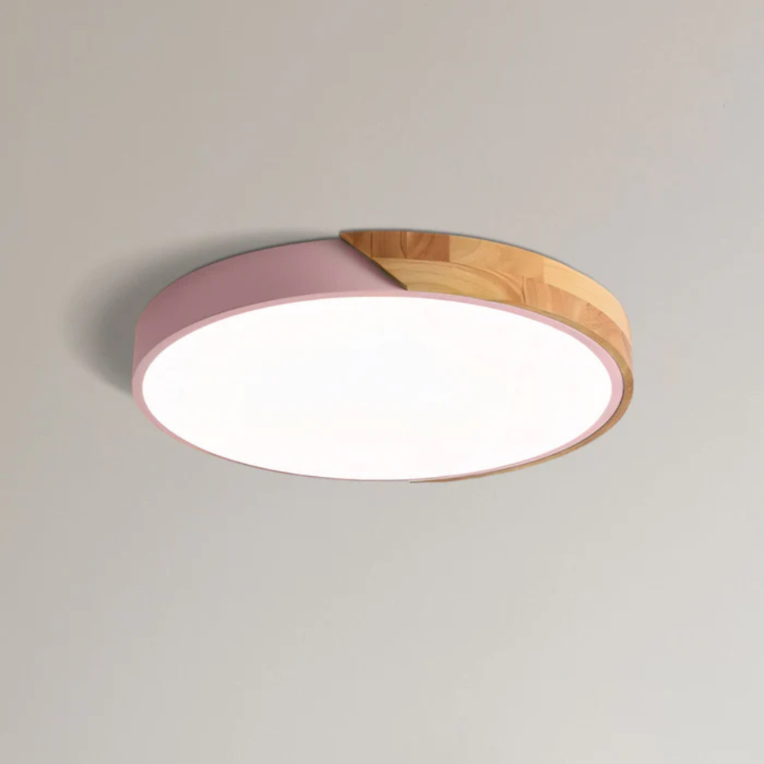 NordicLight - Scandinavische Houten LED Plafondlamp
