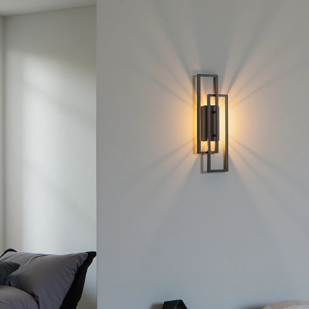 VectorLamp – Rechthoekige Geometrische LED wandlamp