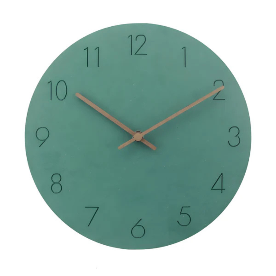 Nork - Moderne Houten Wandklok