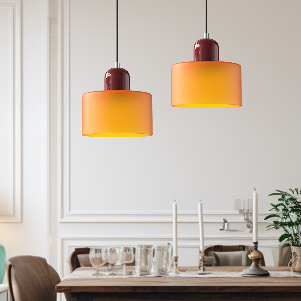 Lumière Bauhaus – Tijdloze Glas Hanglamp