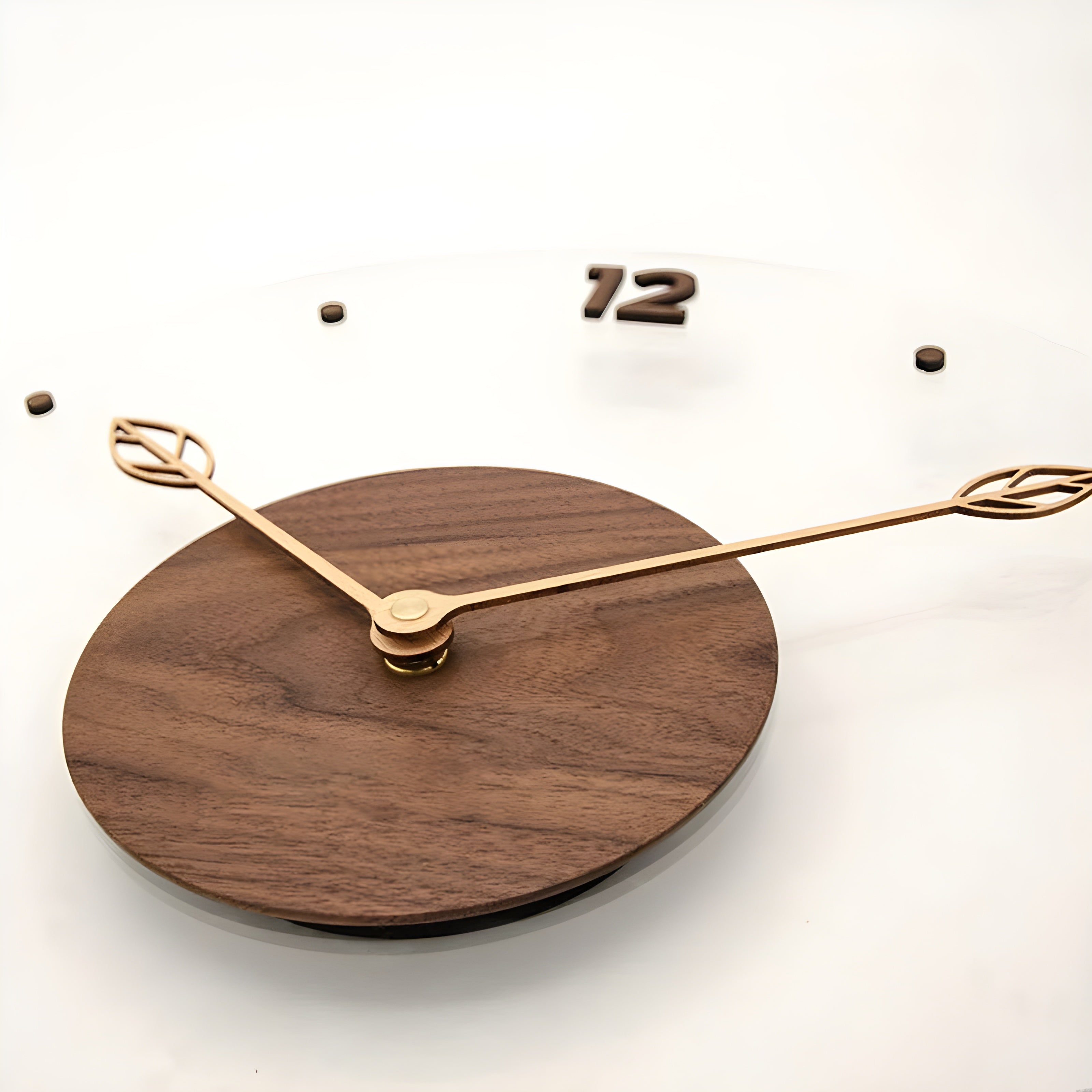 MundLux – Houten Acryl Stille Wandklok