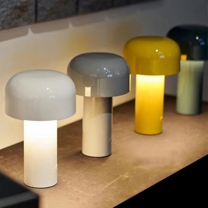 Draadloze LED tafellamp - Retro design met touch