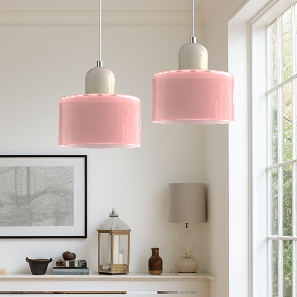 Lumière Bauhaus – Tijdloze Glas Hanglamp