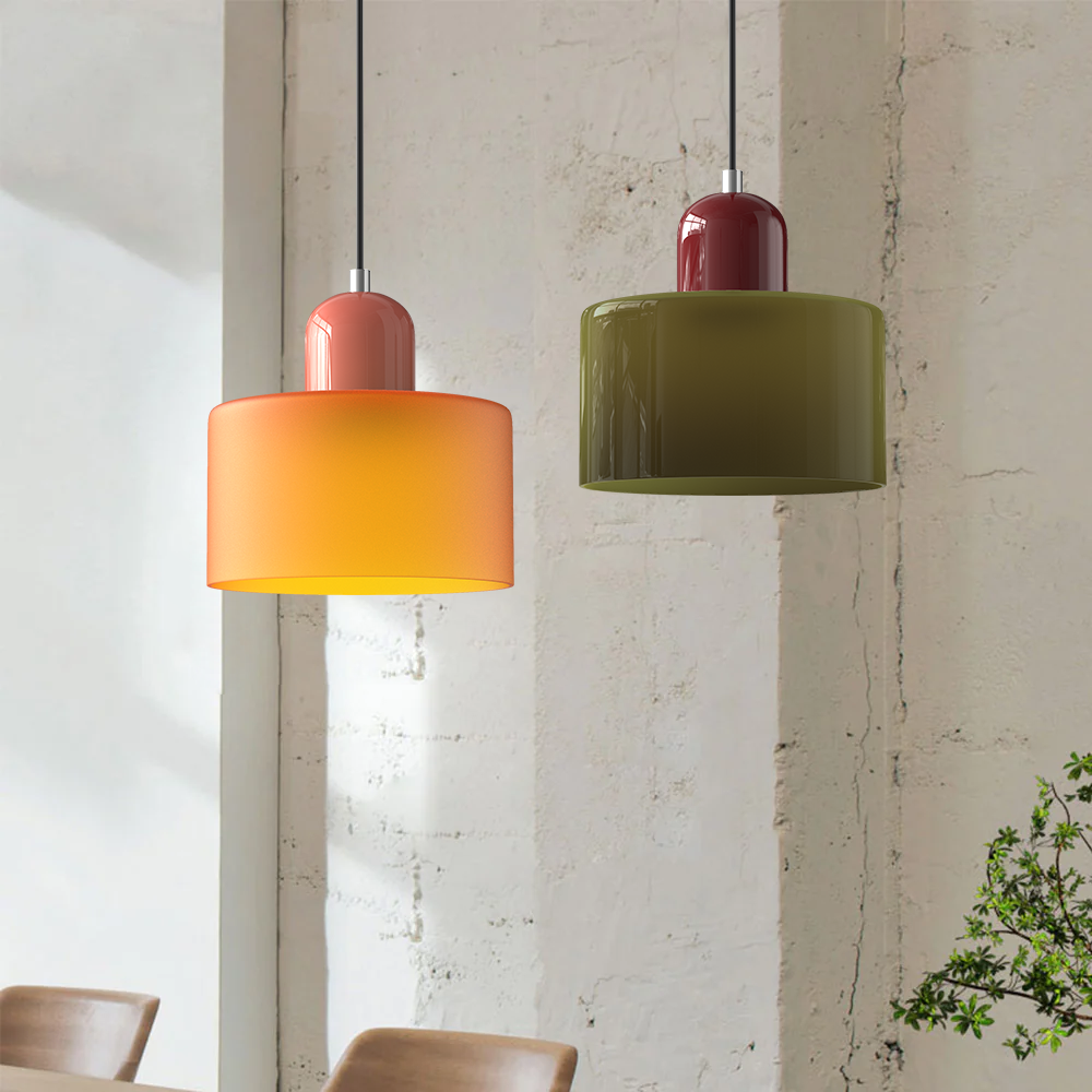 Lumière Bauhaus – Tijdloze Glas Hanglamp