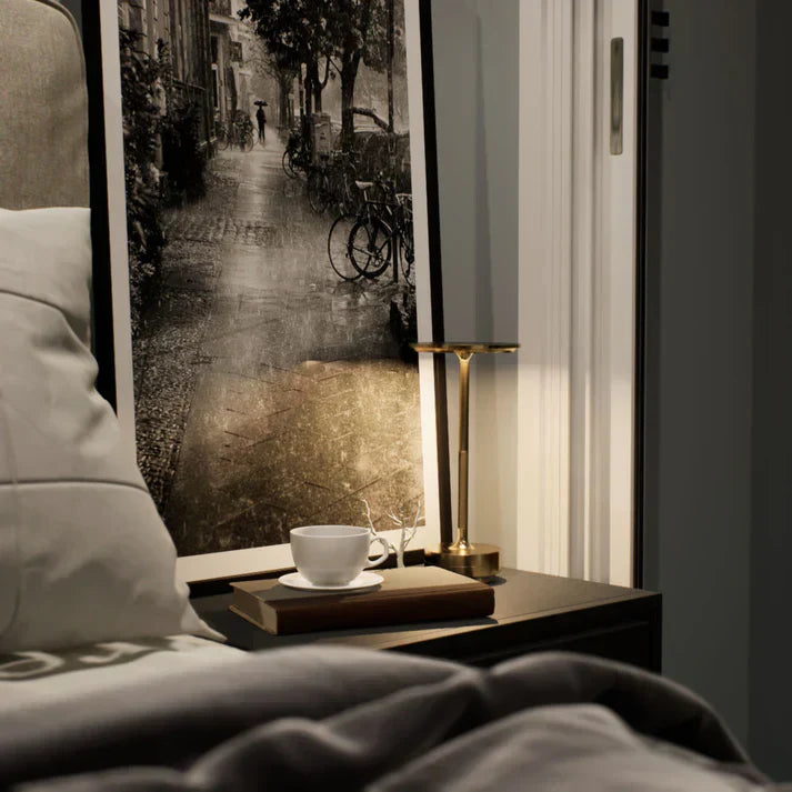 Aurora – Elegante Draadloze Tafellamp met LED