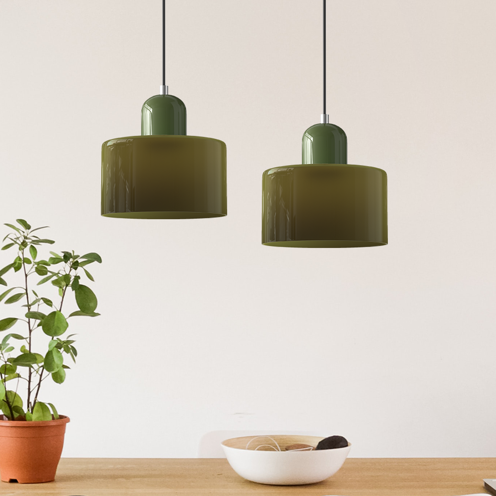 Lumière Bauhaus – Tijdloze Glas Hanglamp