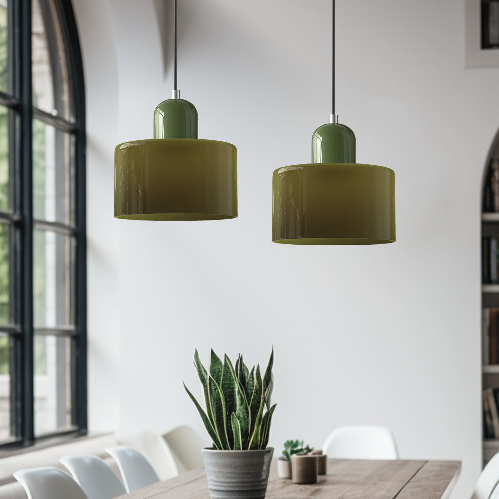 Lumière Bauhaus – Tijdloze Glas Hanglamp