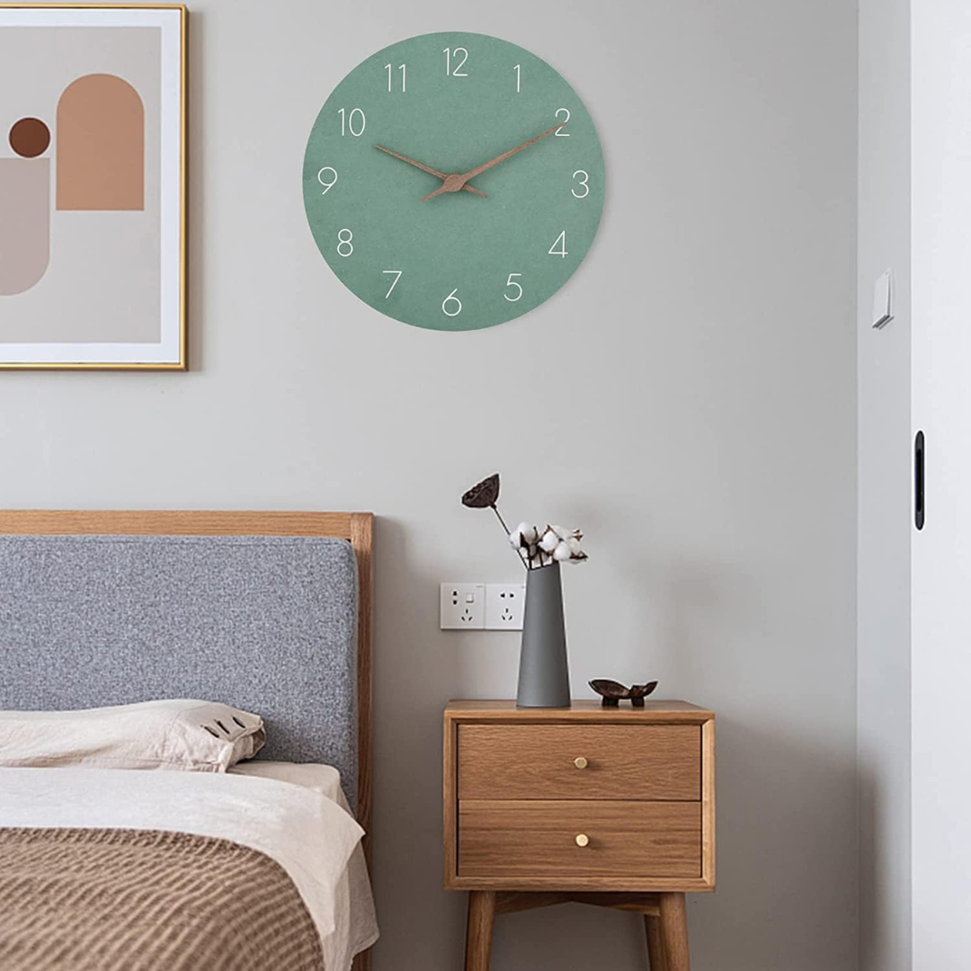 Nork - Moderne Houten Wandklok