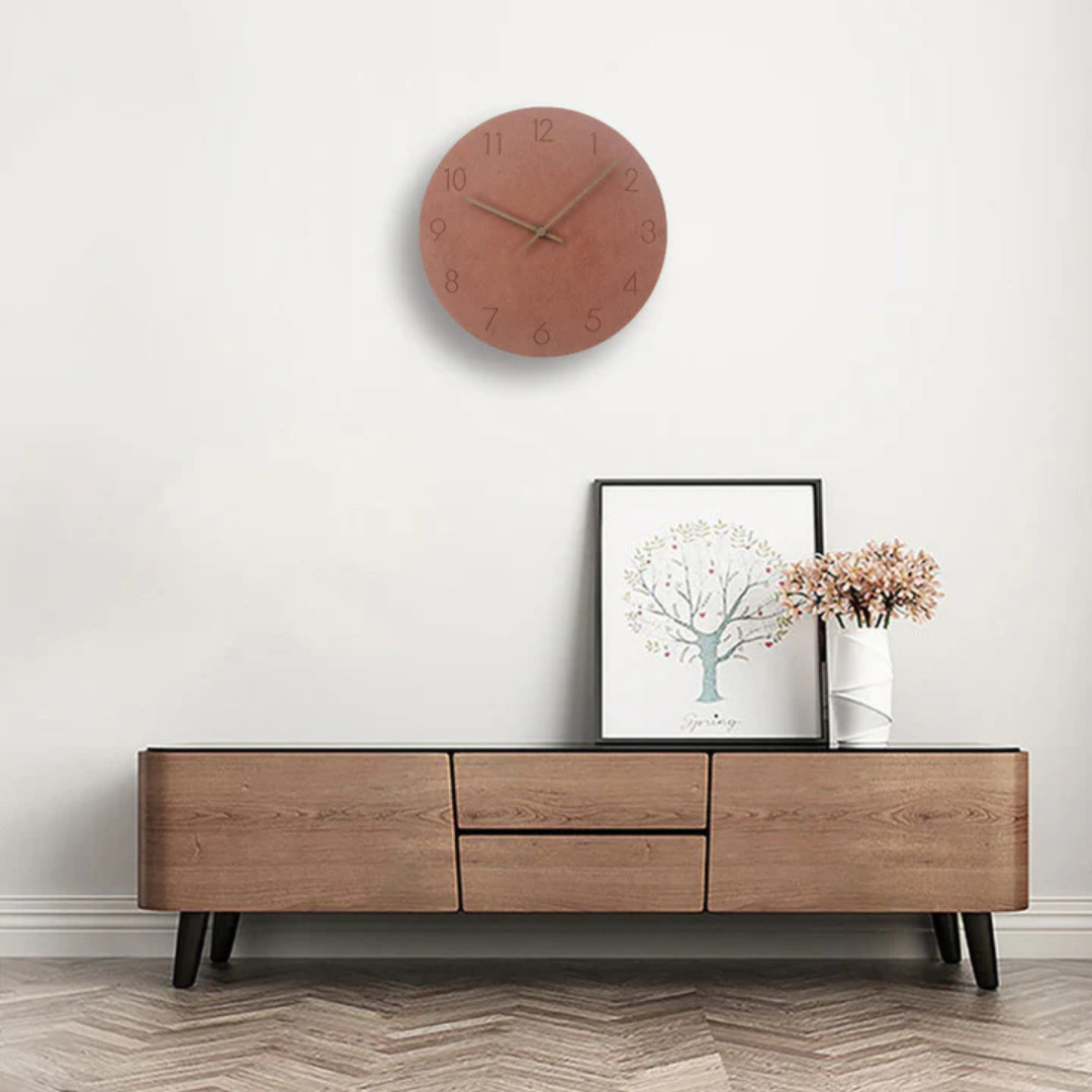 Nork - Moderne Houten Wandklok