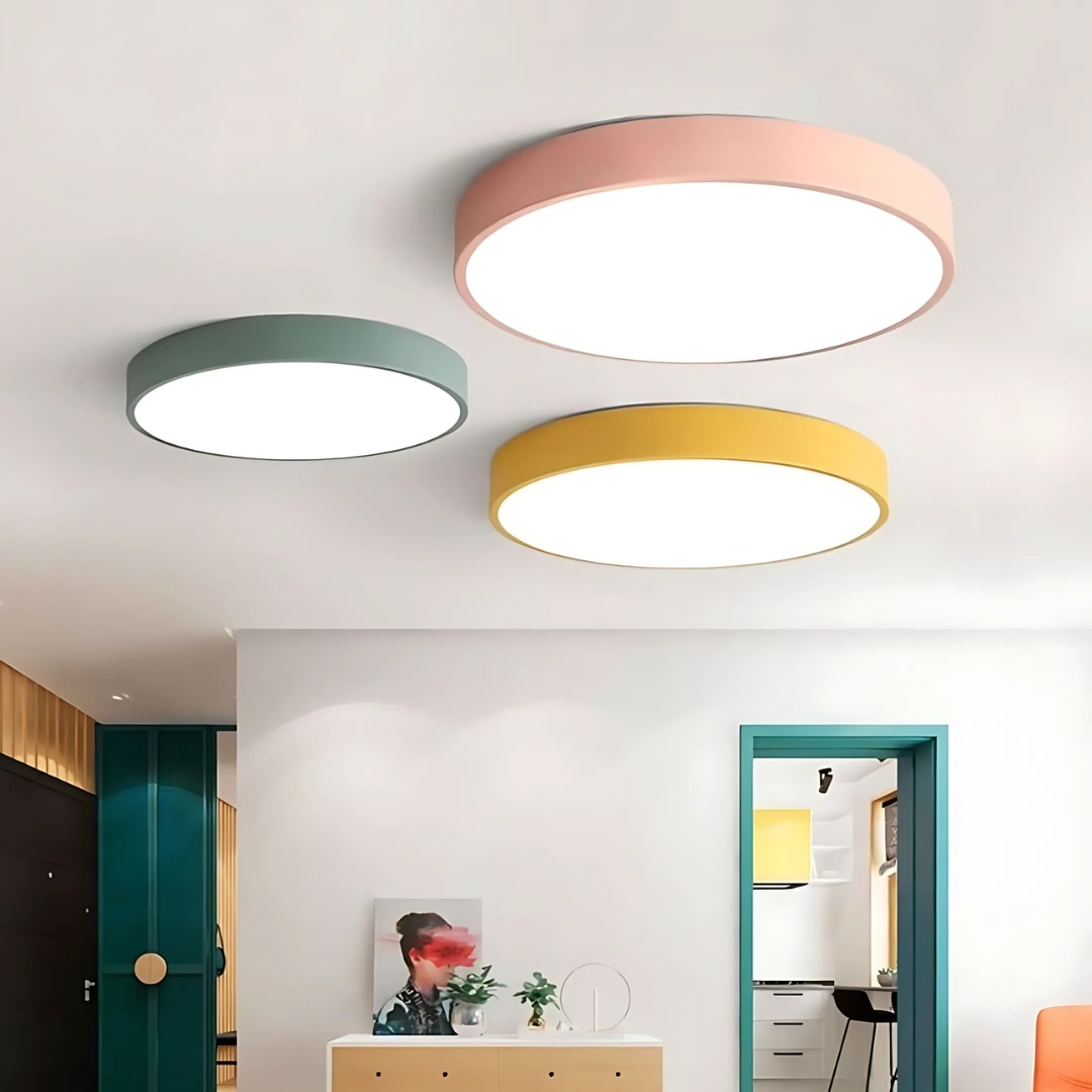 NordicLight -  Scandinavische Houten LED Plafondlamp