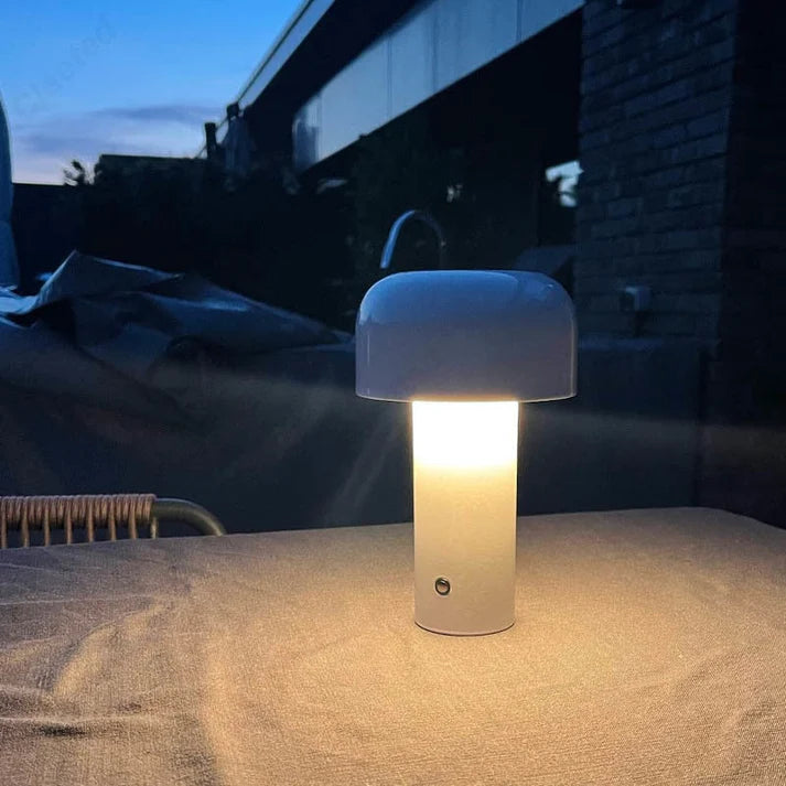 Draadloze LED tafellamp - Retro design met touch