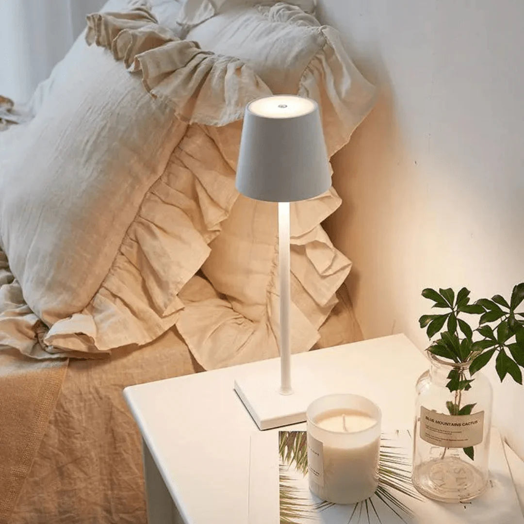 LuxaGlow - Minimalist Draadloze Tafellamp