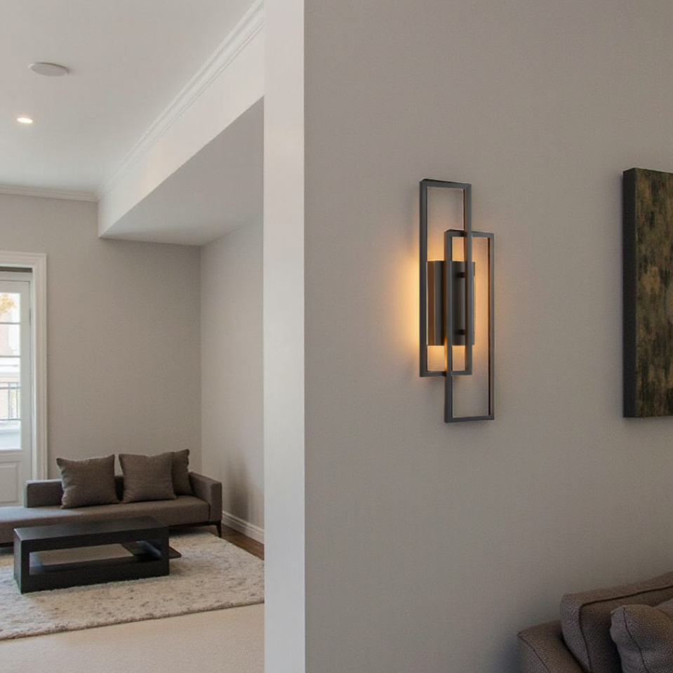 VectorLamp – Rechthoekige Geometrische LED wandlamp
