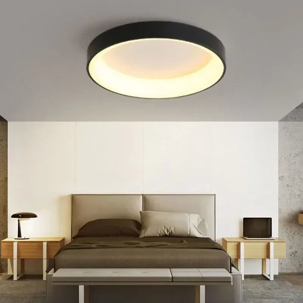 AuraGlans - Noorse ronde LED-plafondlamp
